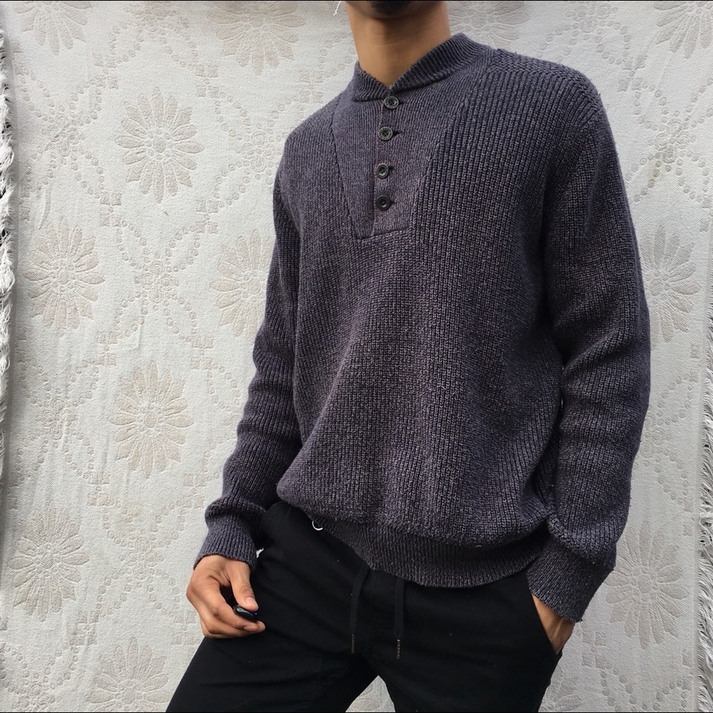 Eddie Bauer 1/4 Button Sweater